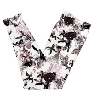 LuLaRoe Womens Leggings Size TC Fairies Fairy Fantasy Floral Nymph Lilies NWT‎